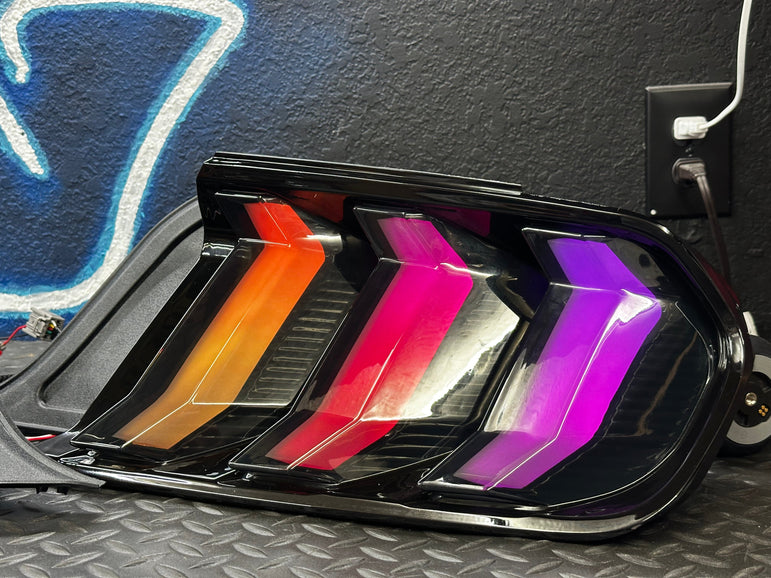 NTXGlow RGB Tail Lights (2015-2023 Ford Mustang) NTXGlow