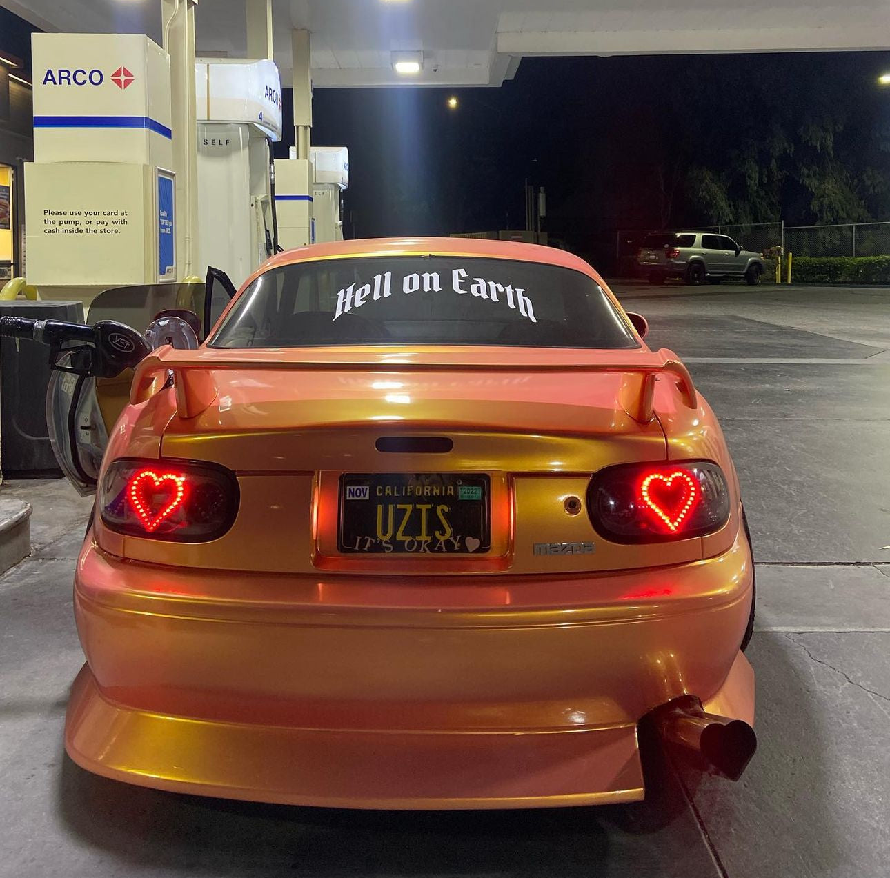 NTXGlow Heart Tail Lights (1990-1997 Na Miata) - JSI Racing 