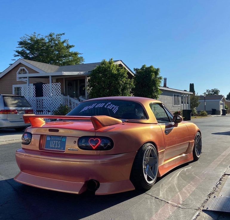 NTXGlow Heart Tail Lights (1990-1997 Na Miata) - JSI Racing 