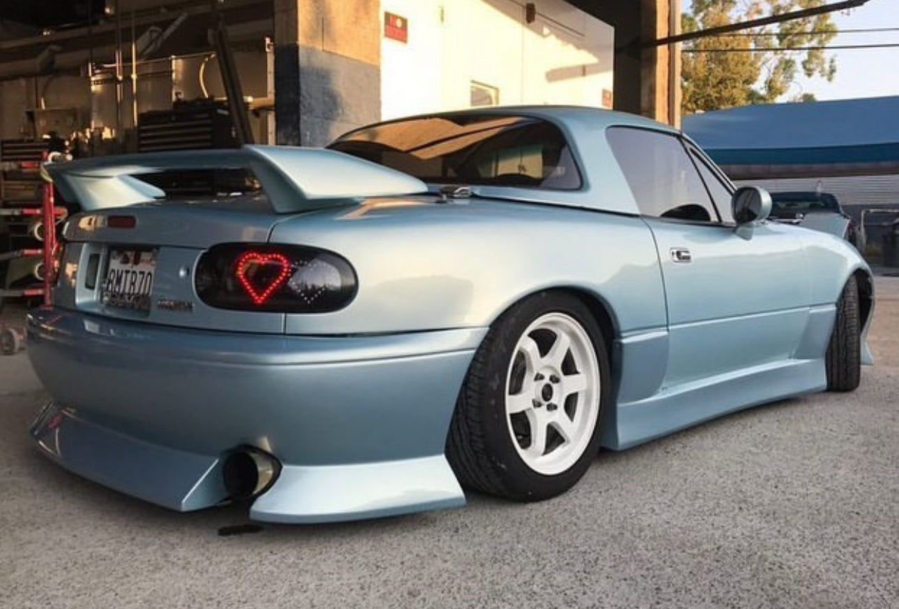 NTXGlow Heart Tail Lights (1990-1997 Na Miata) - JSI Racing 