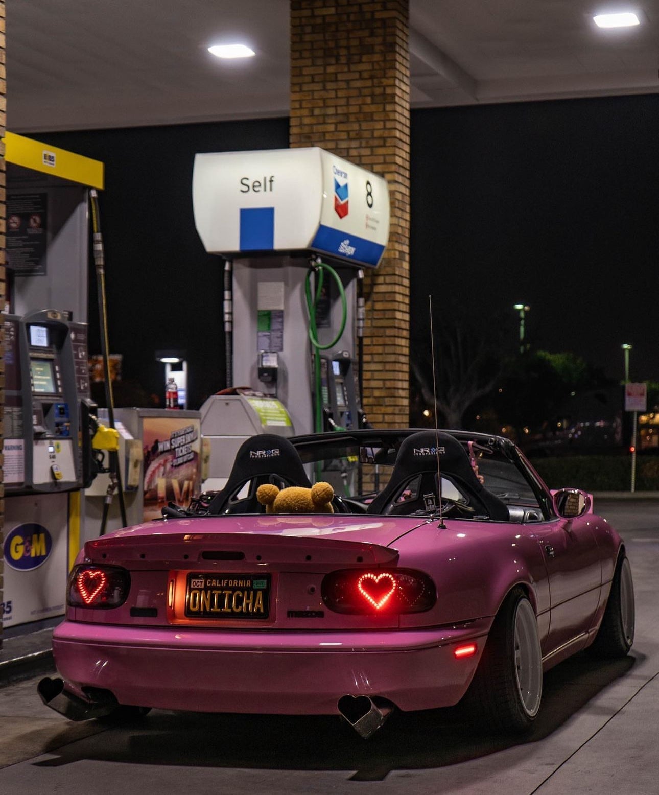 NTXGlow Heart Tail Lights (1990-1997 Na Miata) - JSI Racing 