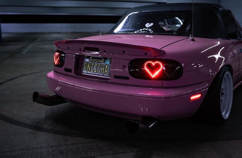 NTXGlow Heart Tail Lights (1990-1997 Na Miata) - JSI Racing 
