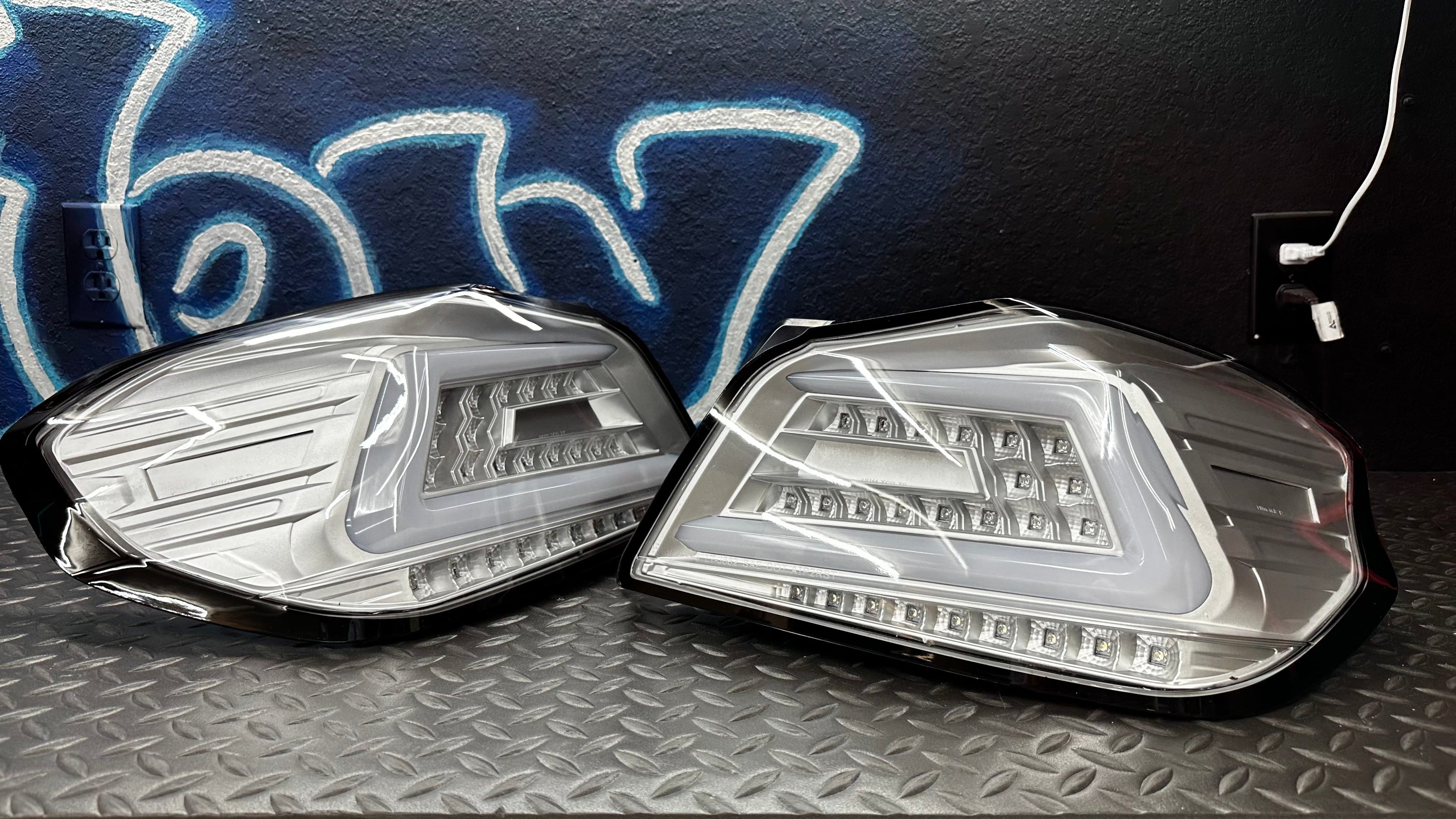 NTXGlow Clear Spec D Tail Lights (2015-2021 Subaru WRX) - JSI Racing 