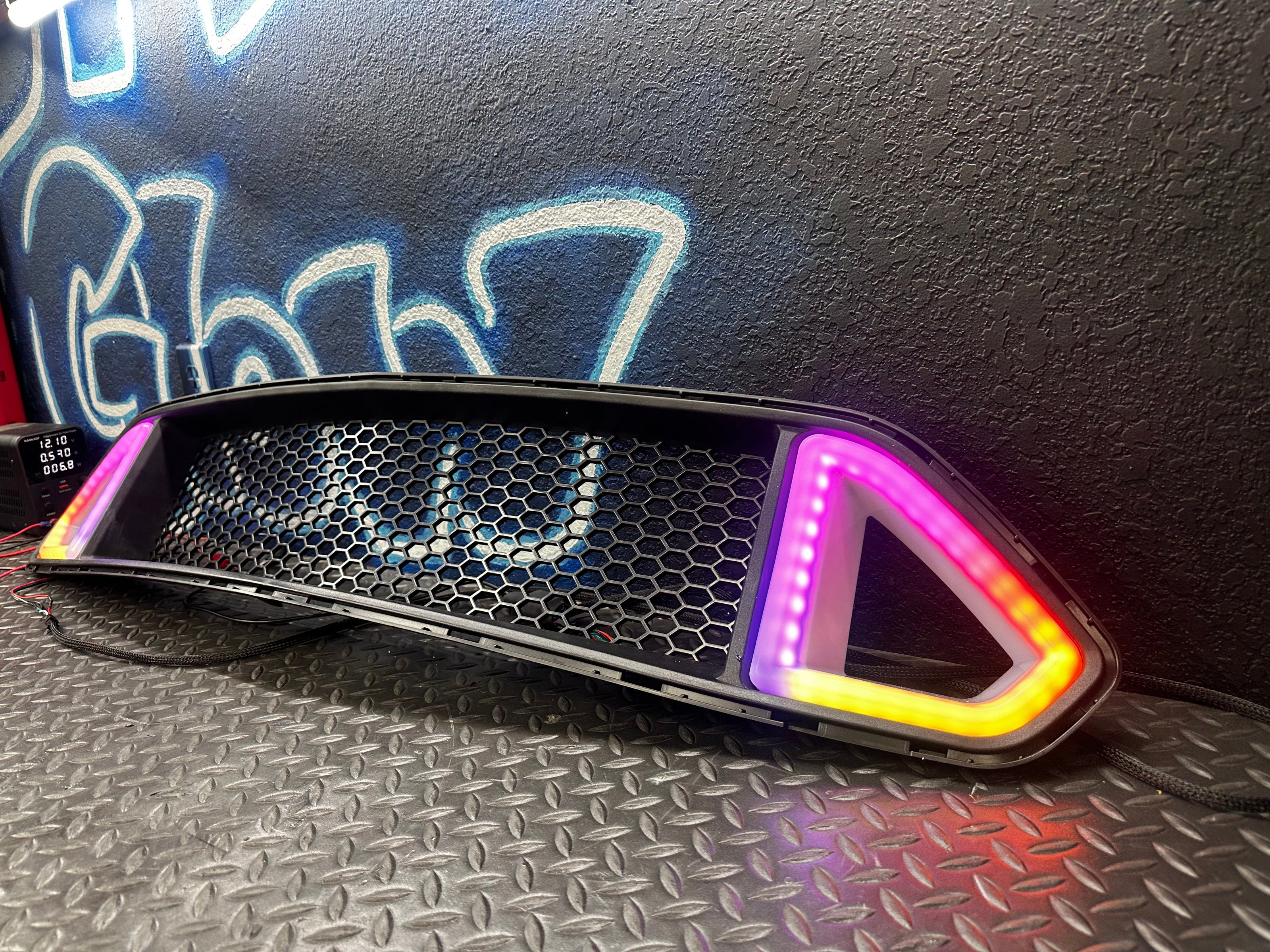 NTXGlow RGB LED Grille (2018-2021 Ford Mustang)