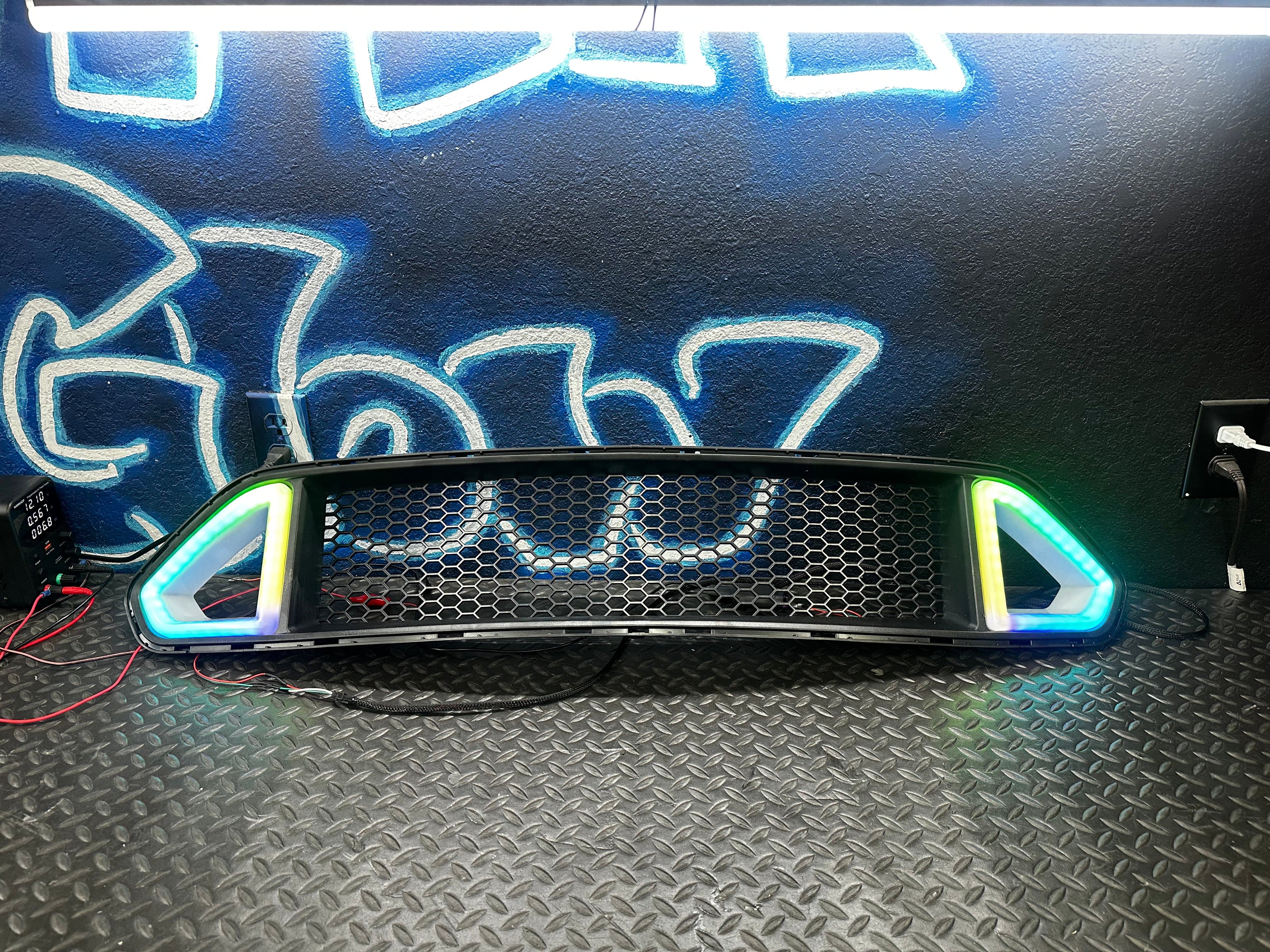 NTXGlow RGB LED Grille (2018-2021 Ford Mustang)