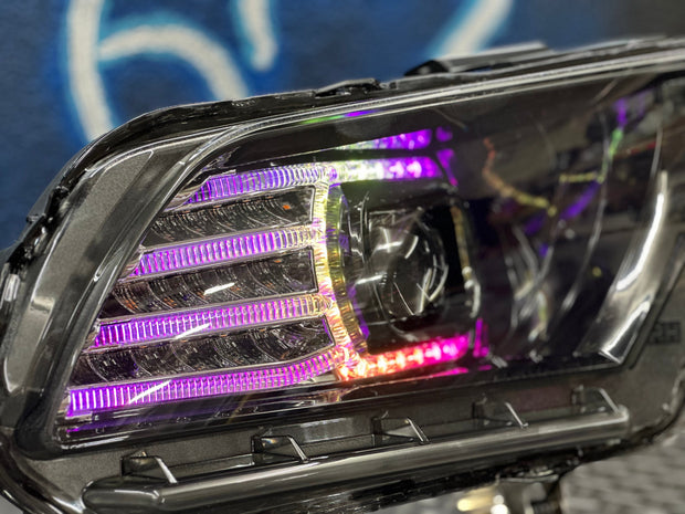 NTXGlow RGB Morimoto Xb Headlights (2010-2012 Ford Mustang) - JSI Racing 