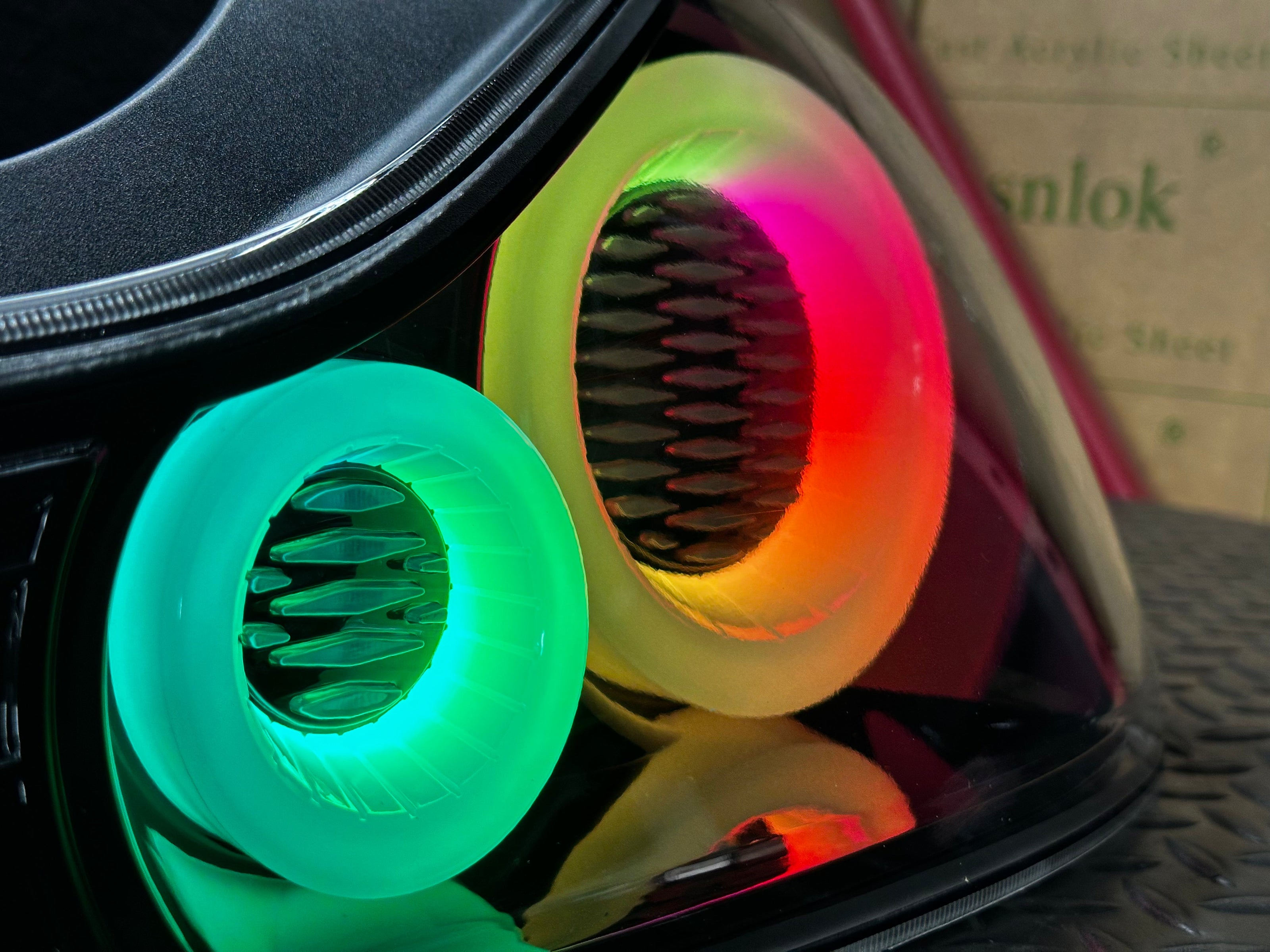 NTXGlow RGB LED Tail Lights for 2008-2015 Infiniti G37 & Q60 Coupe/Convertible