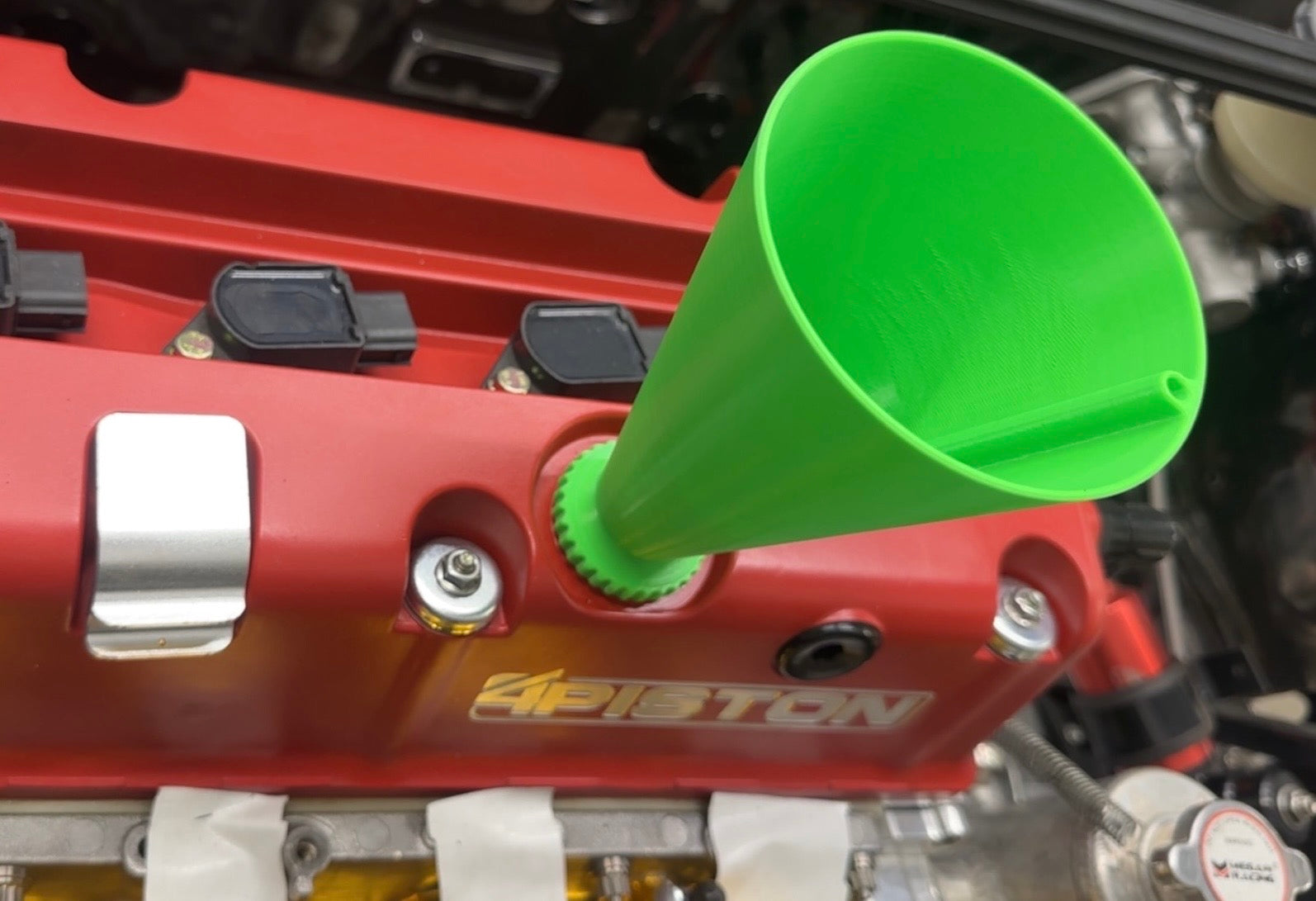 MRC Racing Components Honda/Acura Threaded and Vented Oil Funnel MRC Racing Components