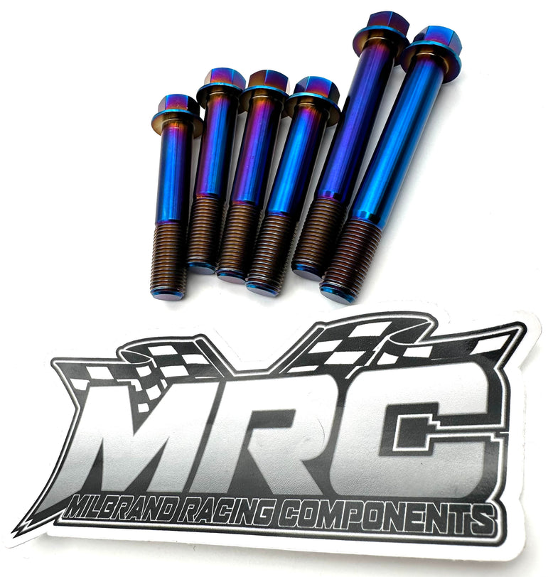 MRC Racing Components Honda/Acura K-Series Titanium Trans to Engine Bolt Kit Raw Finish MRC Racing Components