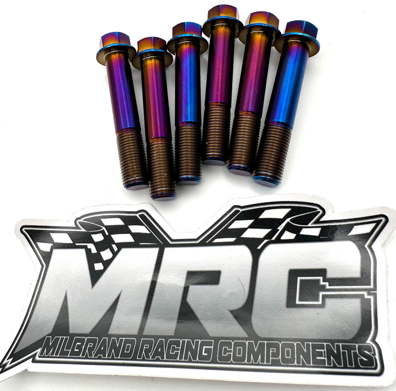 MRC Racing Components Honda/Acura K-Series Titanium Trans to Engine Bolt Kit Raw Finish MRC Racing Components