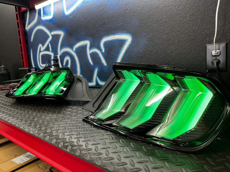 NTXGlow RGB Tail Lights (2015-2023 Ford Mustang) - JSI Racing 