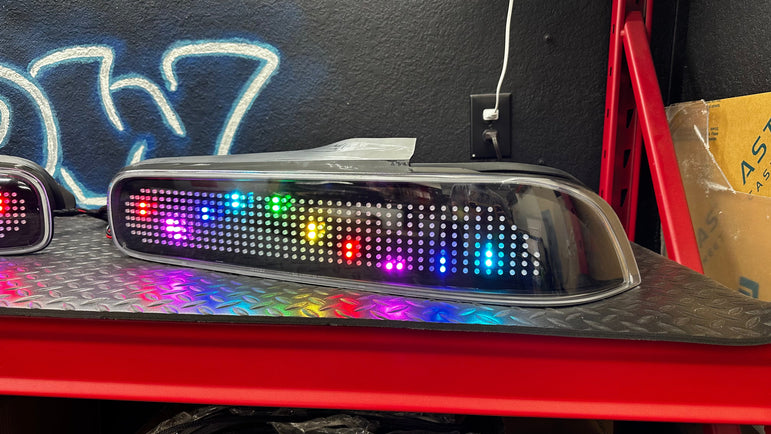 NTXGlow RGB Grid Tail Lights (1994-2001 Acura Integra) - JSI Racing 