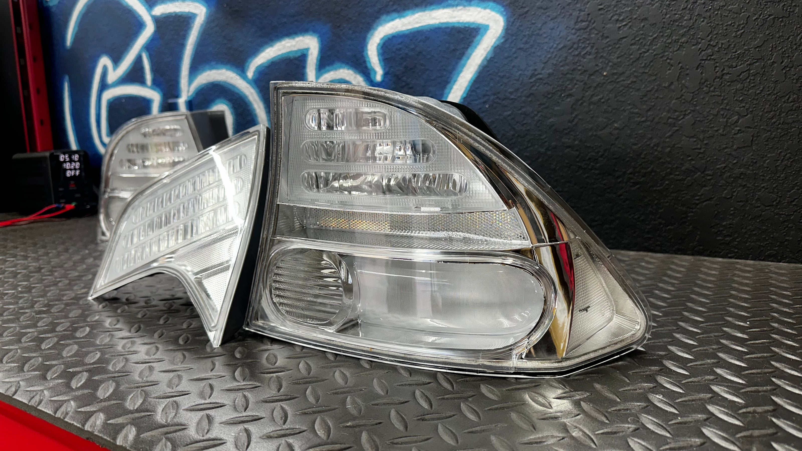 Custom 2006 2011 Honda Civic Sedan Clear Lens Oem Tail Lights - JSI Racing 