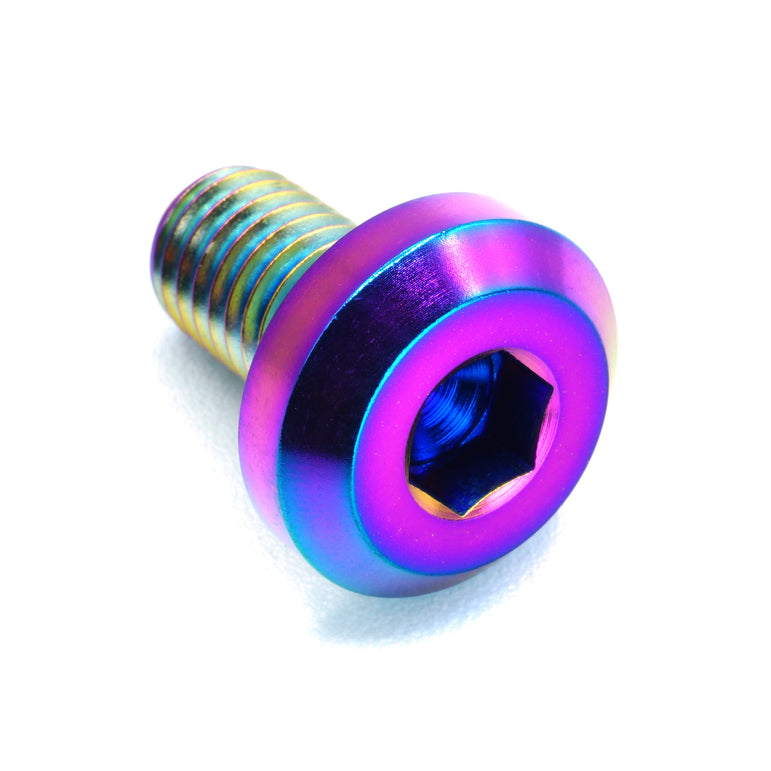 M8 x 1.25 x 15mm Titanium Motor Head Bolt - JSI Racing 