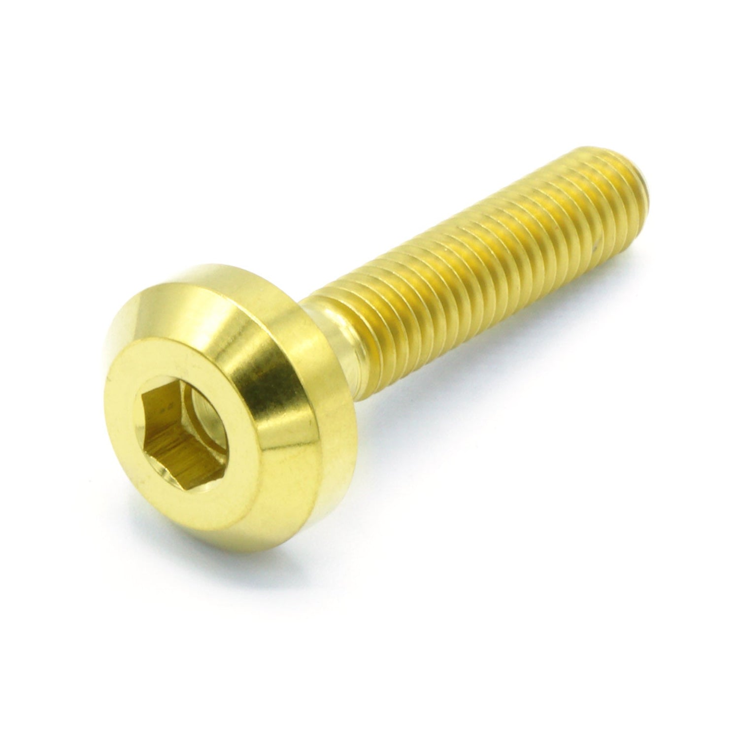 M6 x 1.00 x 30mm Titanium Motor Head Bolt - JSI Racing 