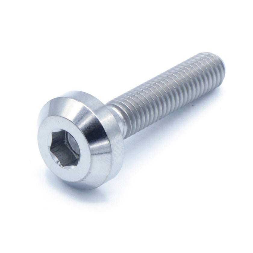 M6 x 1.00 x 30mm Titanium Motor Head Bolt - JSI Racing 