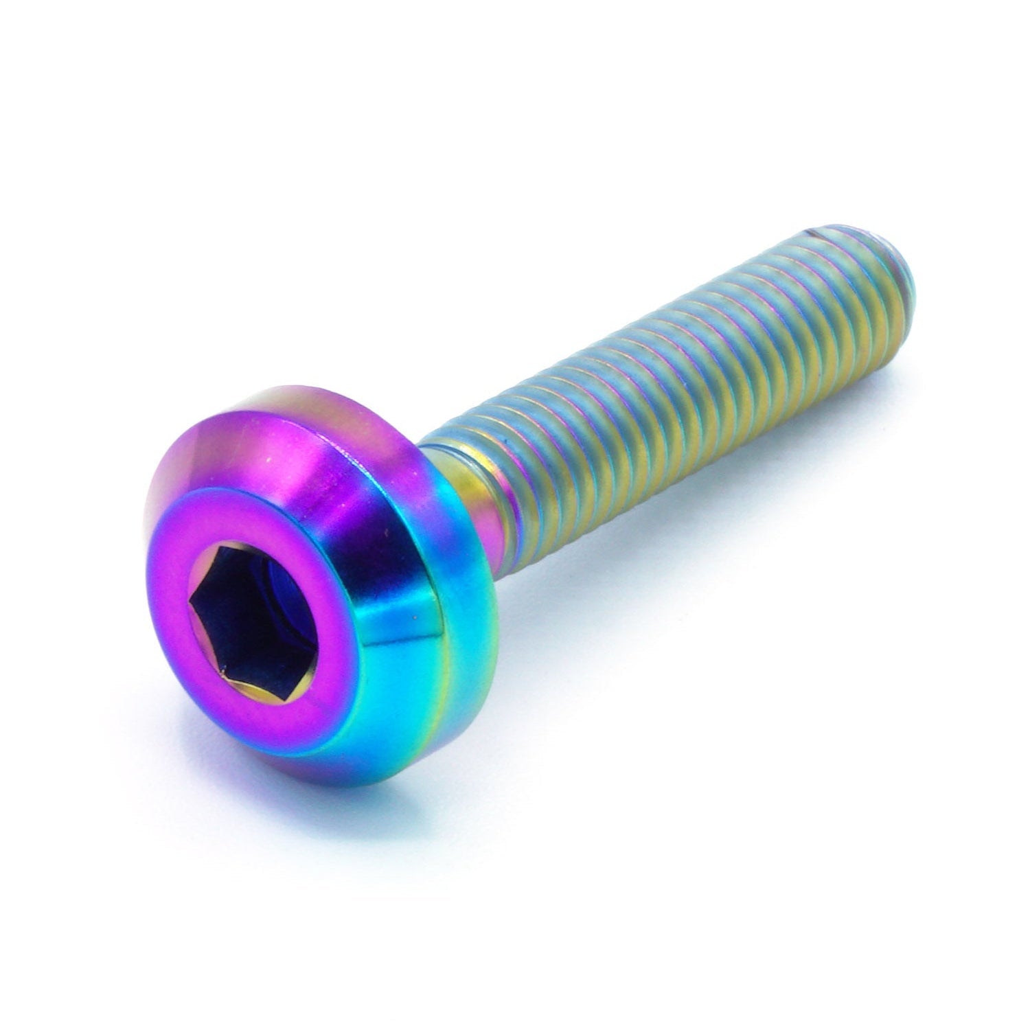 M6 x 1.00 x 30mm Titanium Motor Head Bolt - JSI Racing 