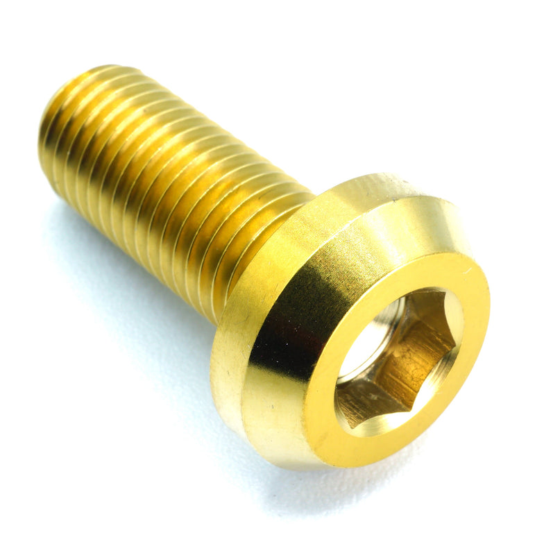 M10 x 1.25 x 25mm Titanium Motor Head Bolt - JSI Racing 