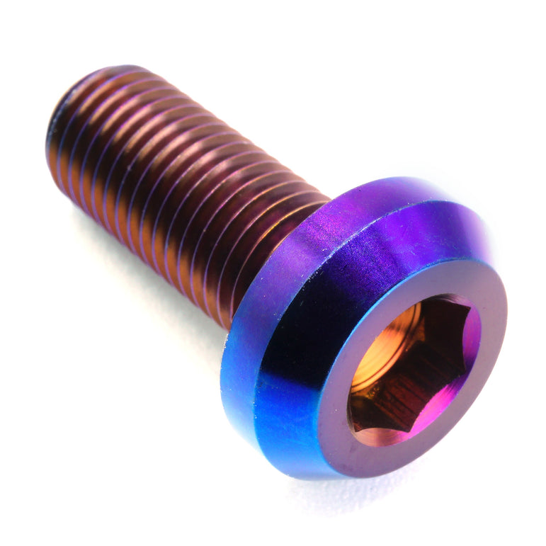 M10 x 1.25 x 25mm Titanium Motor Head Bolt - JSI Racing 
