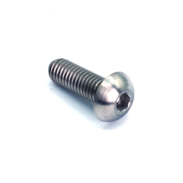 M5 x .8 x 15mm Titanium Button Head Bolt - JSI Racing 
