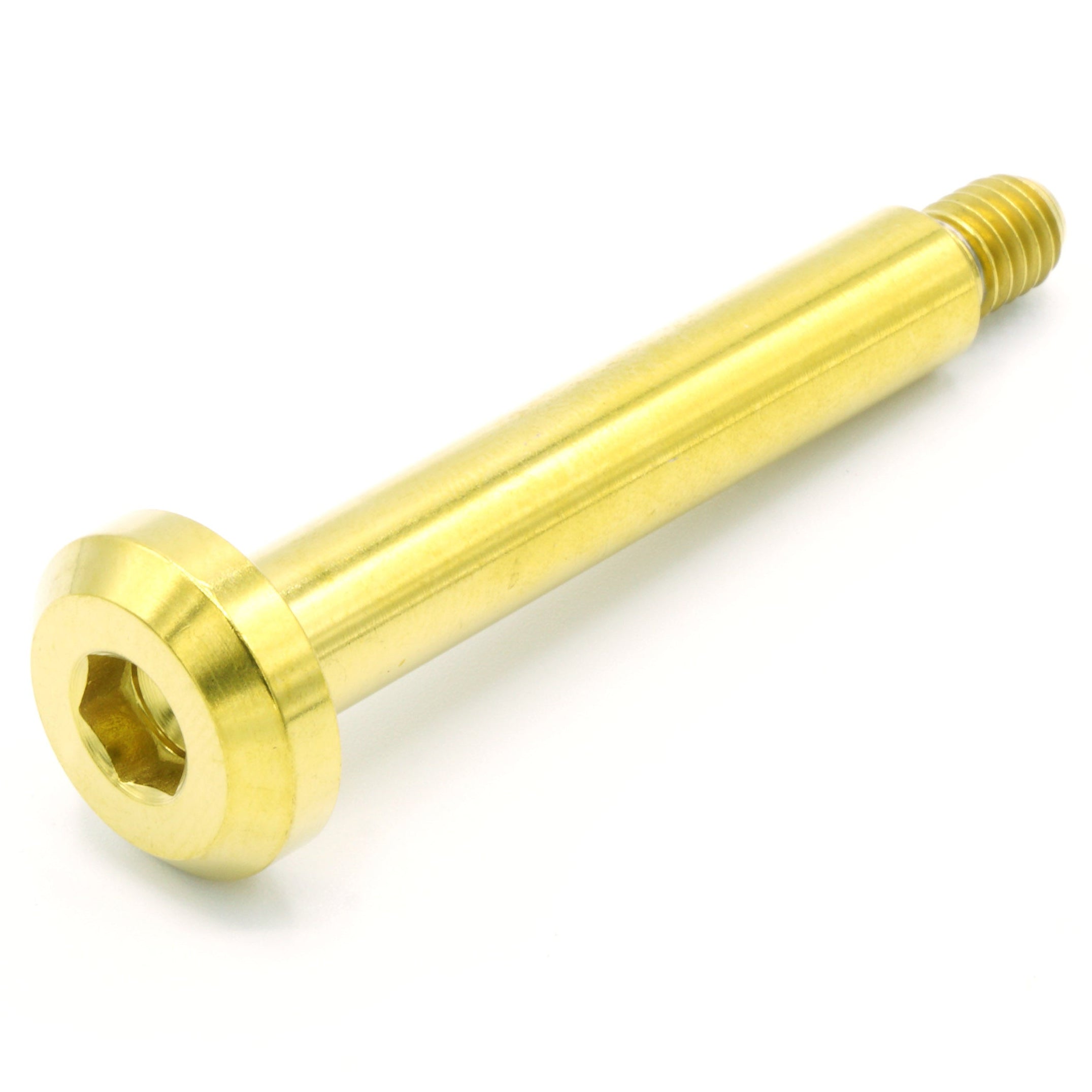 M6 x 1.00 x 53mm Titanium Motor Head Shoulder Bolt - JSI Racing 