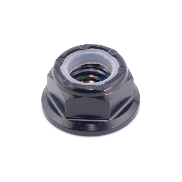 M8 x 1.25 Titanium Nyloc Nut
