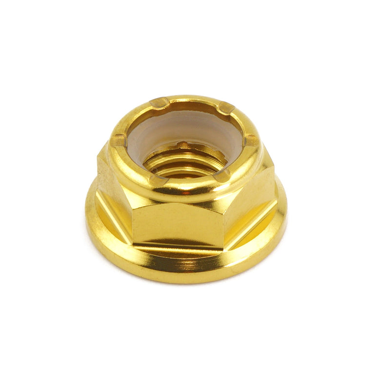 M8 x 1.25 Titanium Nyloc Nut