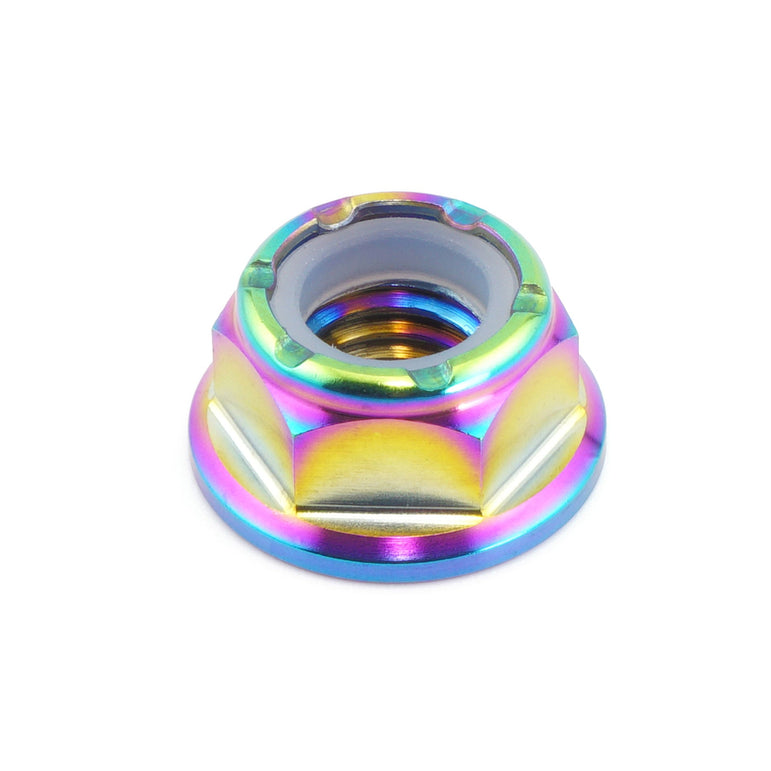 M8 x 1.25 Titanium Nyloc Nut