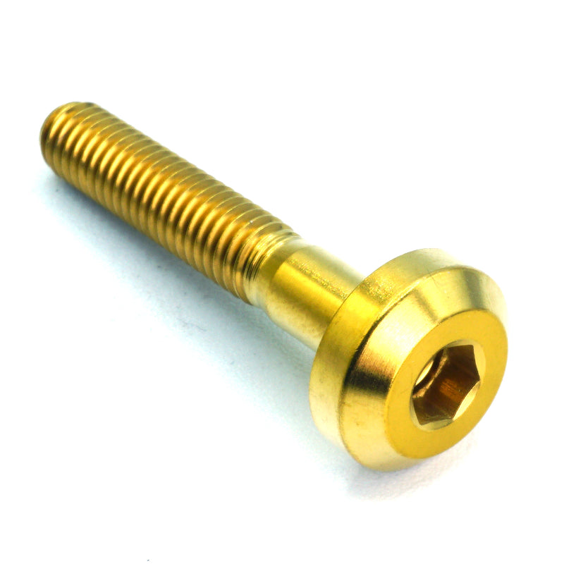 M6 x 1.00 x 35mm Titanium Motor Head Bolt - JSI Racing 