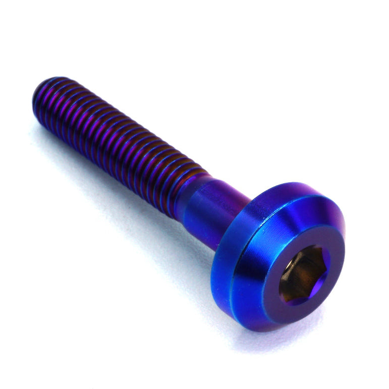 M6 x 1.00 x 35mm Titanium Motor Head Bolt - JSI Racing 