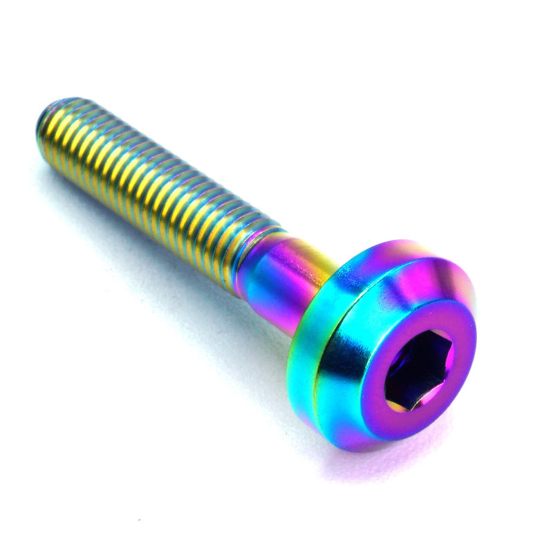 M6 x 1.00 x 35mm Titanium Motor Head Bolt - JSI Racing 