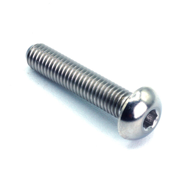 M5 x .8 x 25mm Titanium Button Head Bolt - JSI Racing 