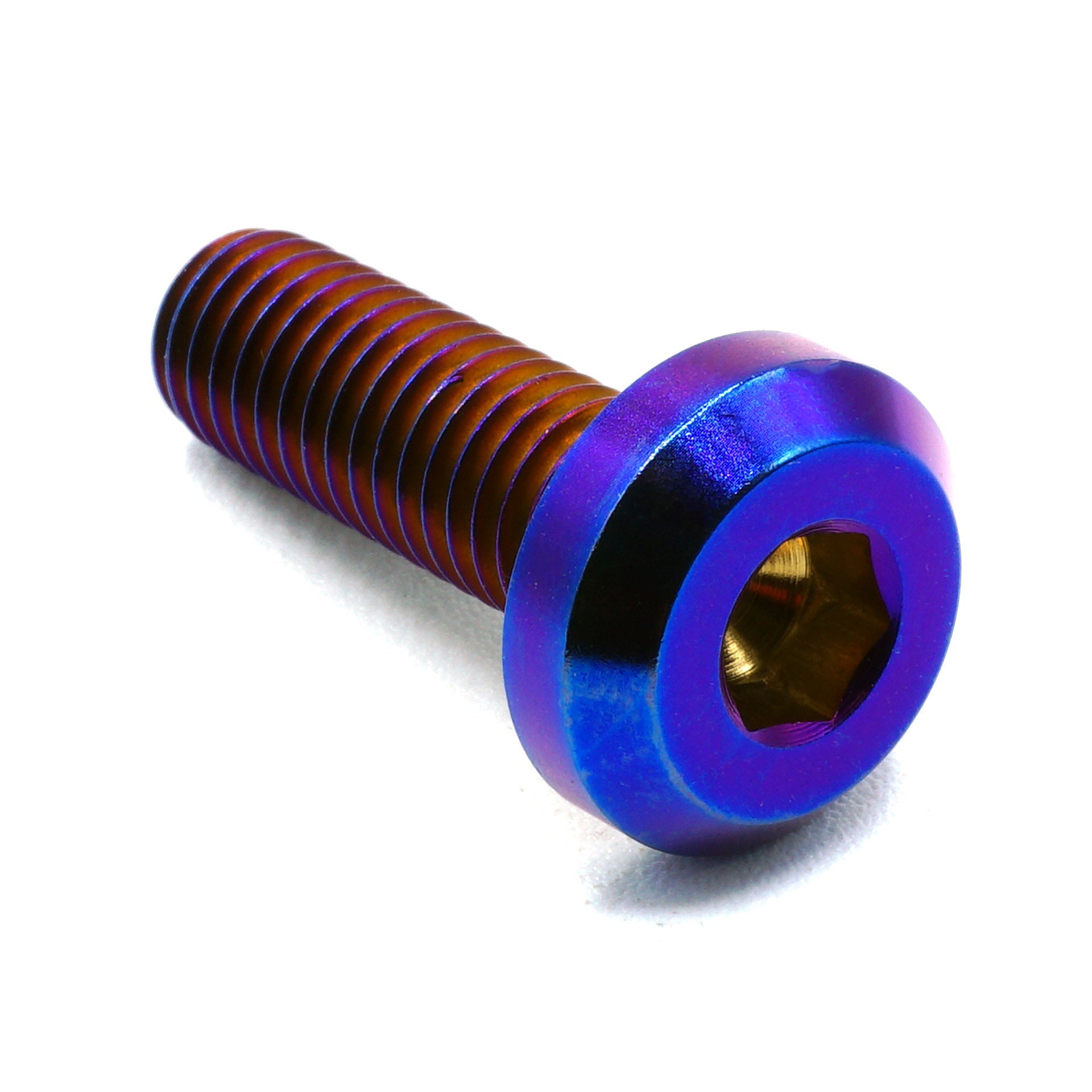 M8 x 1.25 x 25mm Titanium Motor Head Bolt - JSI Racing 