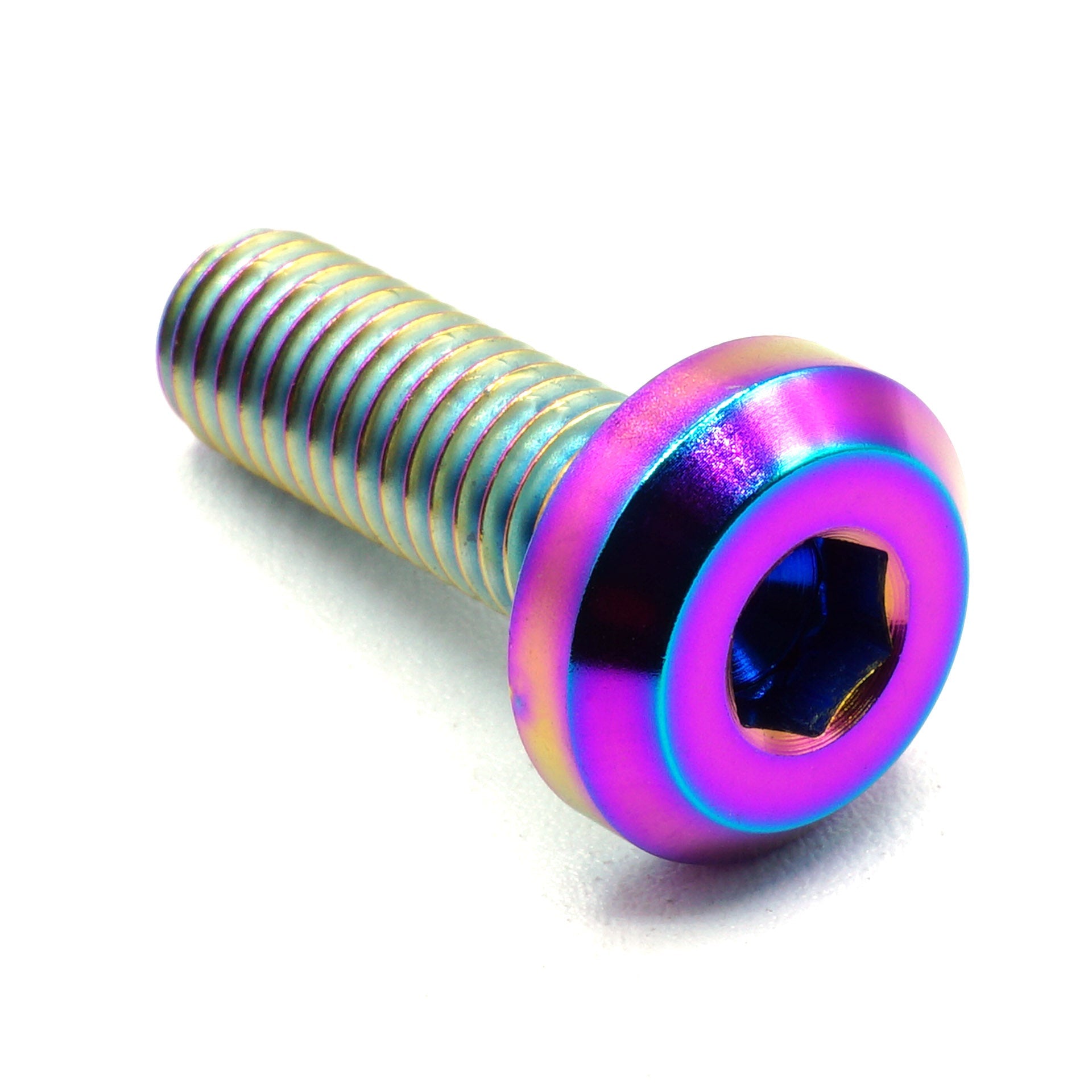M8 x 1.25 x 25mm Titanium Motor Head Bolt - JSI Racing 