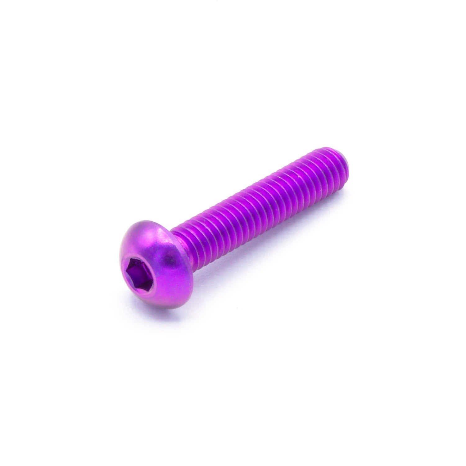 M4 x .7 x 20mm Titanium Button Head Bolt - JSI Racing 