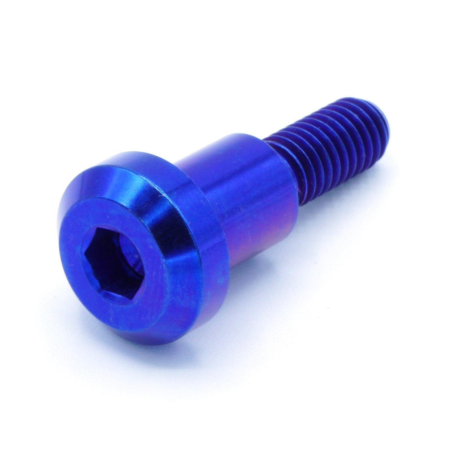 M6 x 1.00 x 25mm Titanium Motor Head Shoulder Bolt - JSI Racing 