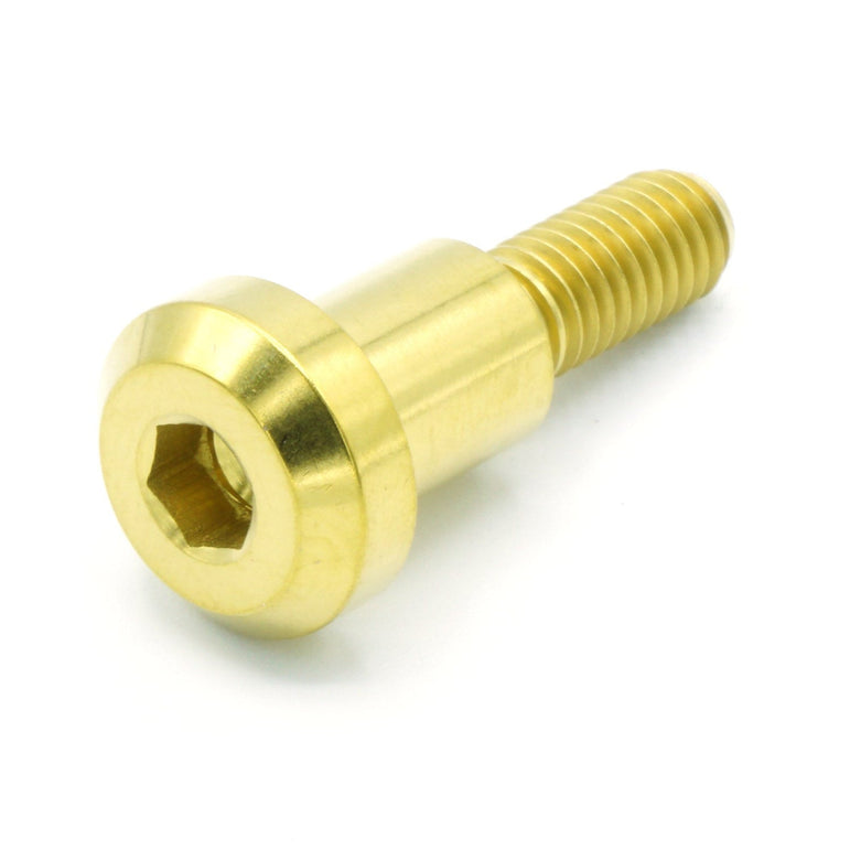 M6 x 1.00 x 25mm Titanium Motor Head Shoulder Bolt - JSI Racing 
