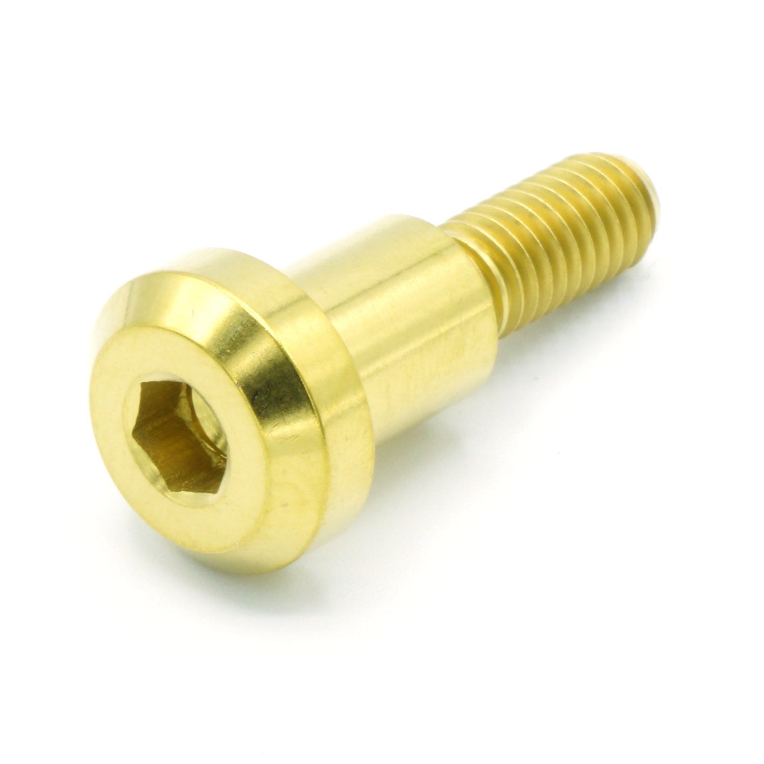 M6 x 1.00 x 25mm Titanium Motor Head Shoulder Bolt - JSI Racing 