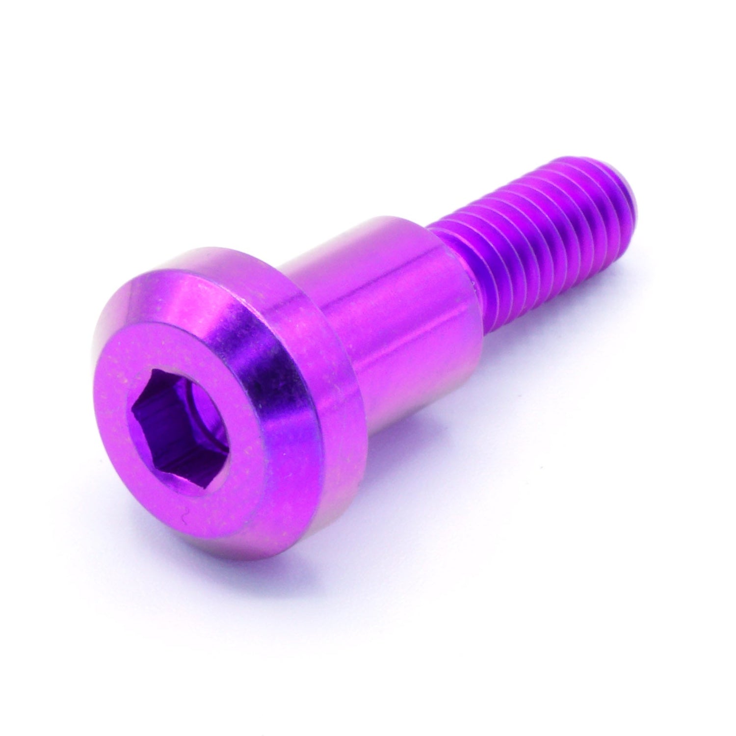 M6 x 1.00 x 25mm Titanium Motor Head Shoulder Bolt - JSI Racing 
