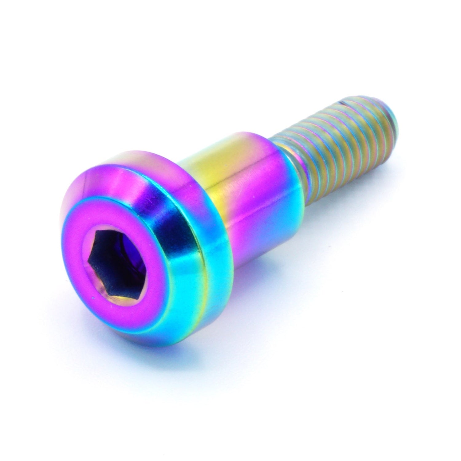 M6 x 1.00 x 25mm Titanium Motor Head Shoulder Bolt - JSI Racing 