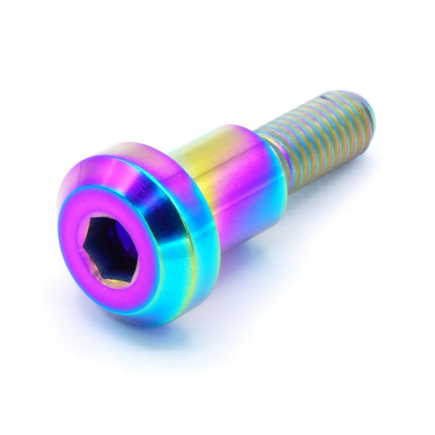 M6 x 1.00 x 25mm Titanium Motor Head Shoulder Bolt - JSI Racing 