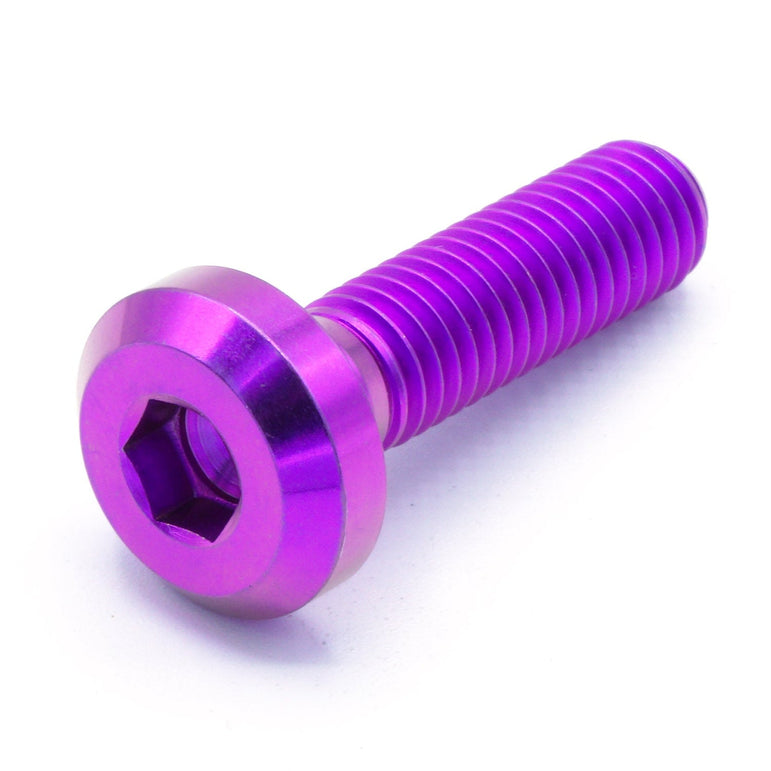 M8 x 1.25 x 30mm Titanium Motor Head Bolt - JSI Racing 