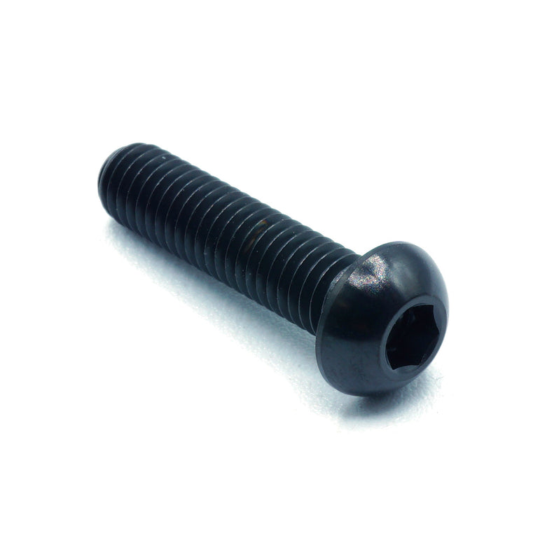 M6 x 1.00 x 25mm Titanium Button Head Bolt - JSI Racing 