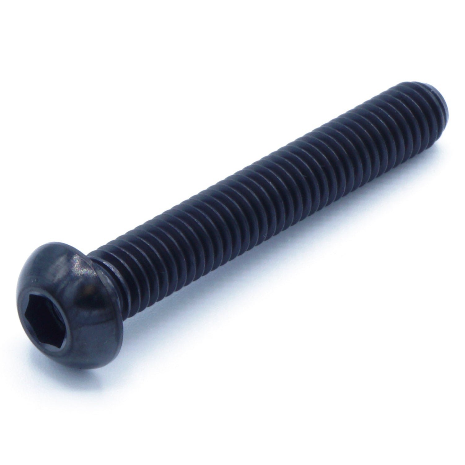 M6 x 1.00 x 40mm Titanium Button Head Bolt - JSI Racing 