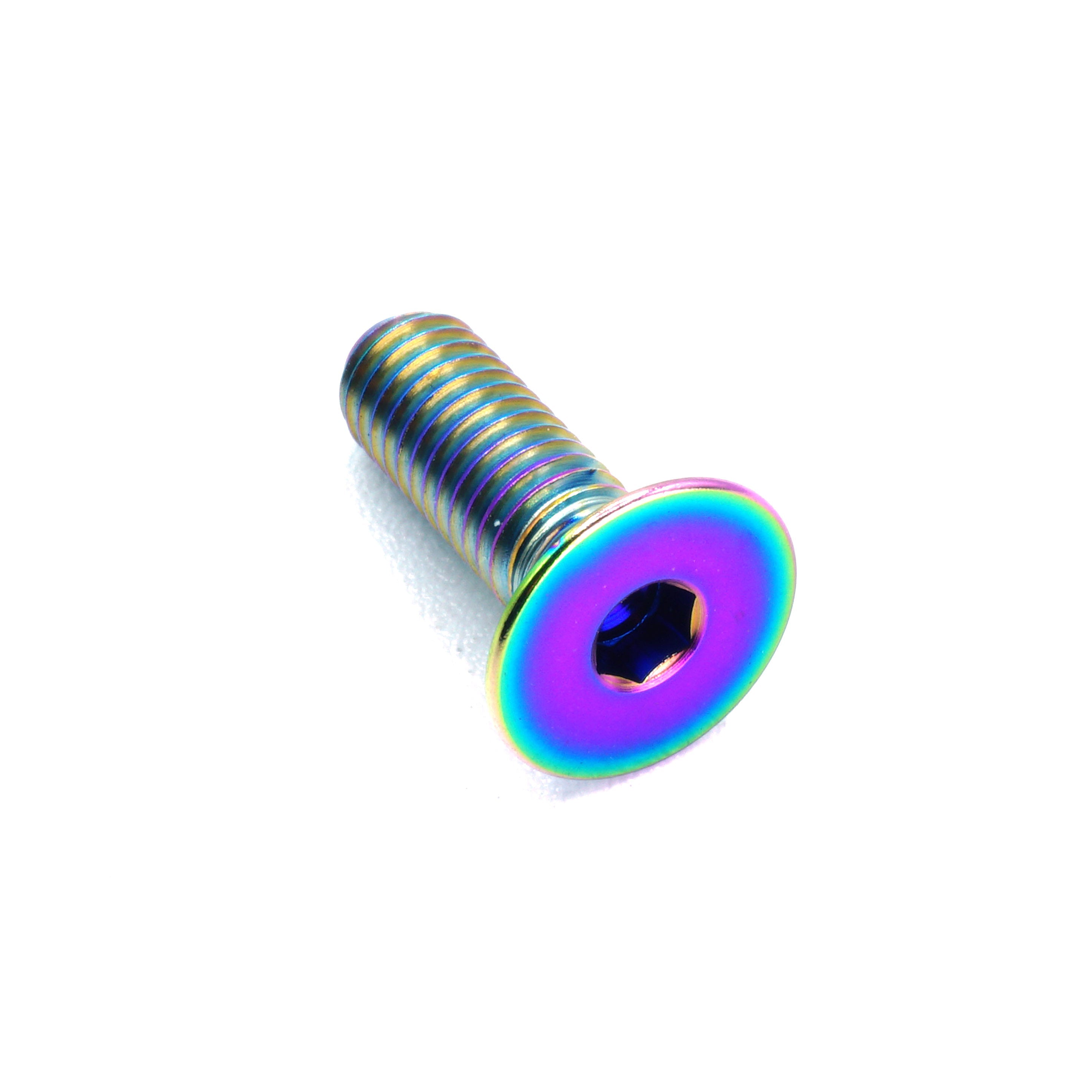M5 x .8 x 15mm Titanium Countersunk Bolt - JSI Racing 