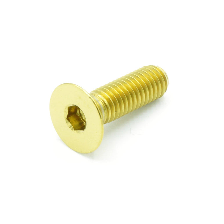 M6 x 1.00 x 20mm Titanium Countersunk Bolt - JSI Racing 