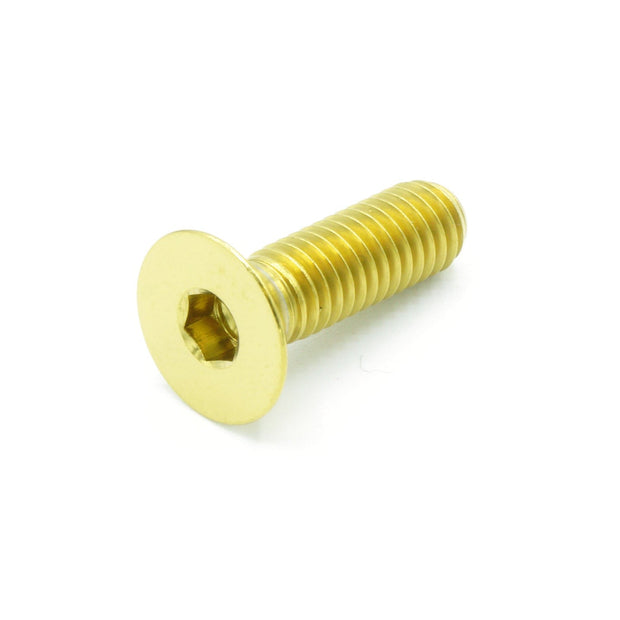 M6 x 1.00 x 20mm Titanium Countersunk Bolt - JSI Racing 
