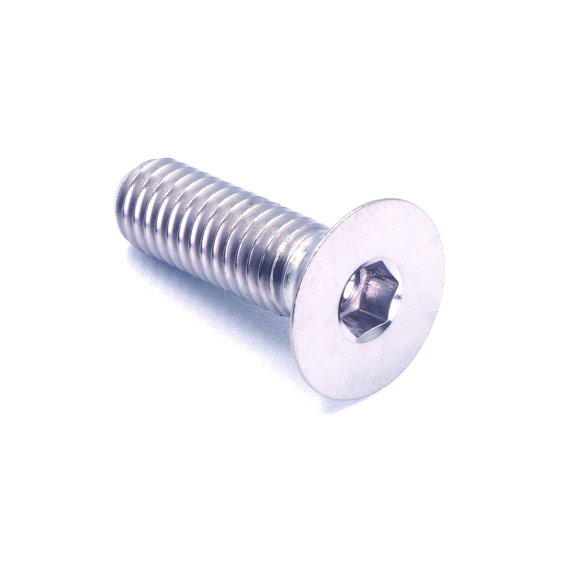 M6 x 1.00 x 20mm Titanium Countersunk Bolt