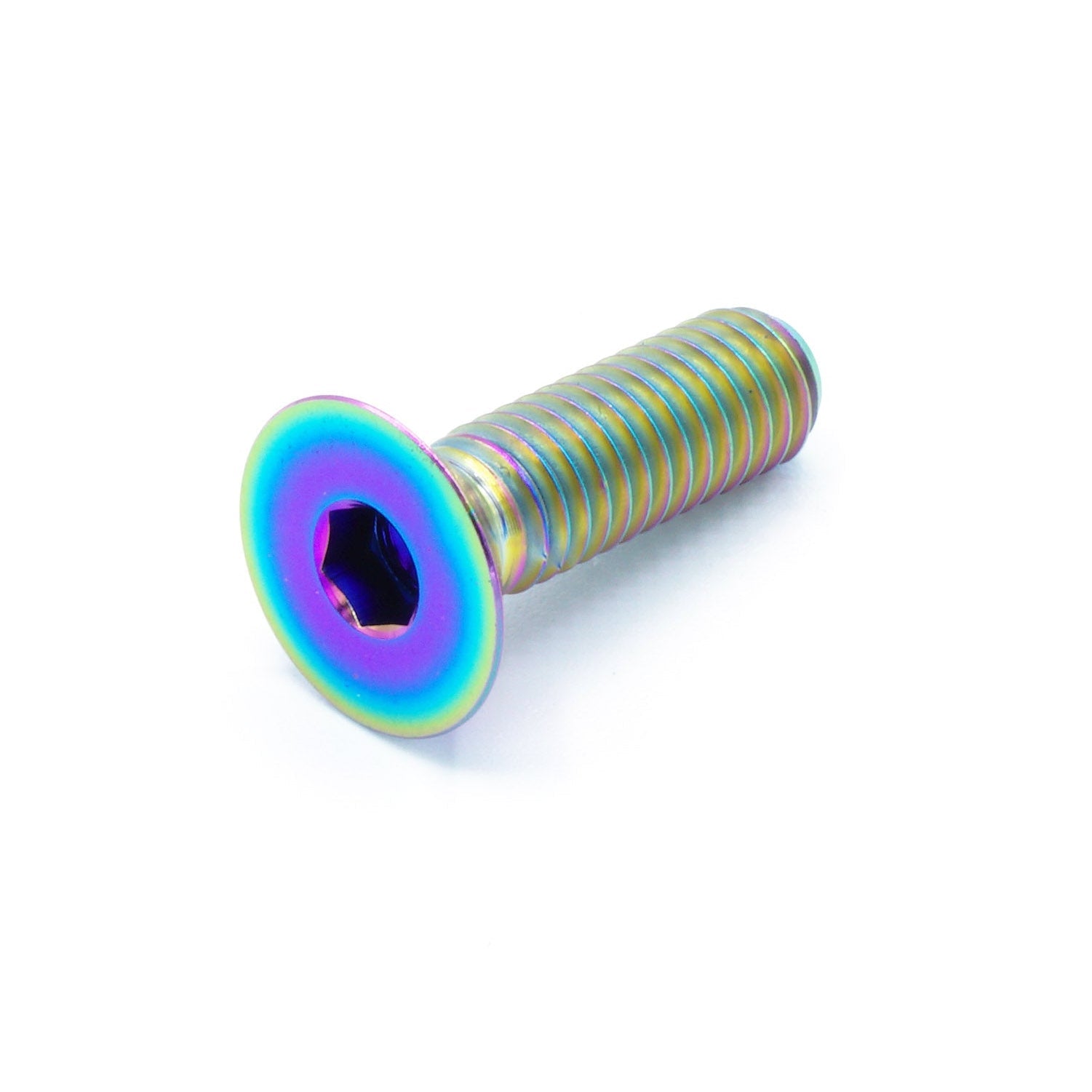 M6 x 1.00 x 20mm Titanium Countersunk Bolt - JSI Racing 
