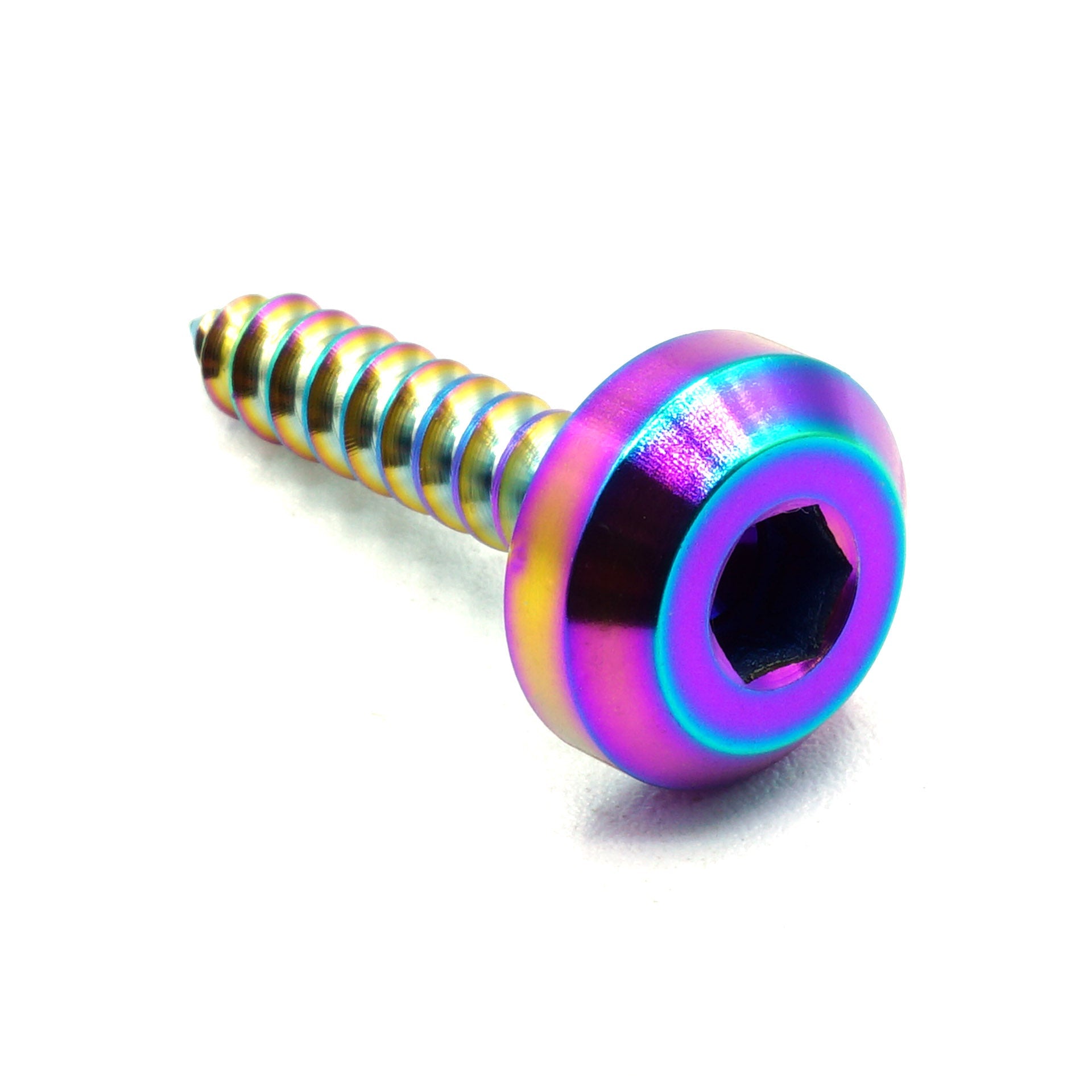 M5 x 2.0 x 25mm Titanium Motor Head Screw - JSI Racing 